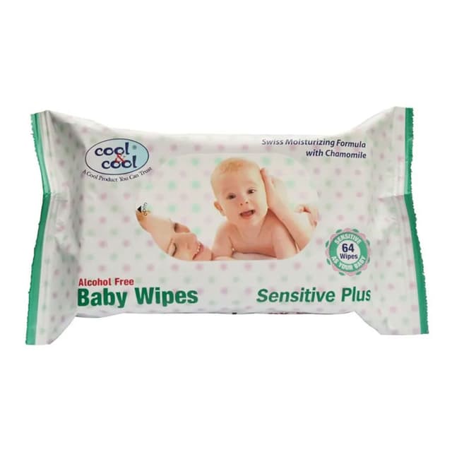 Cool &amp; Cool Cool & Cool - Baby Water Wipes - 64's - 657996