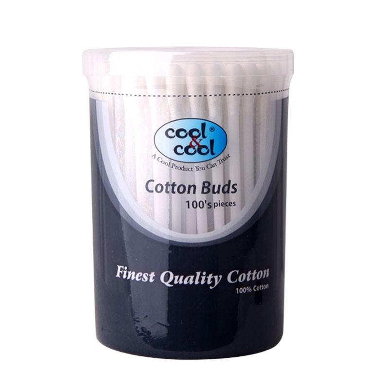 Cool &amp; Cool Cool & Cool Cotton Buds Asstd Colours 100's