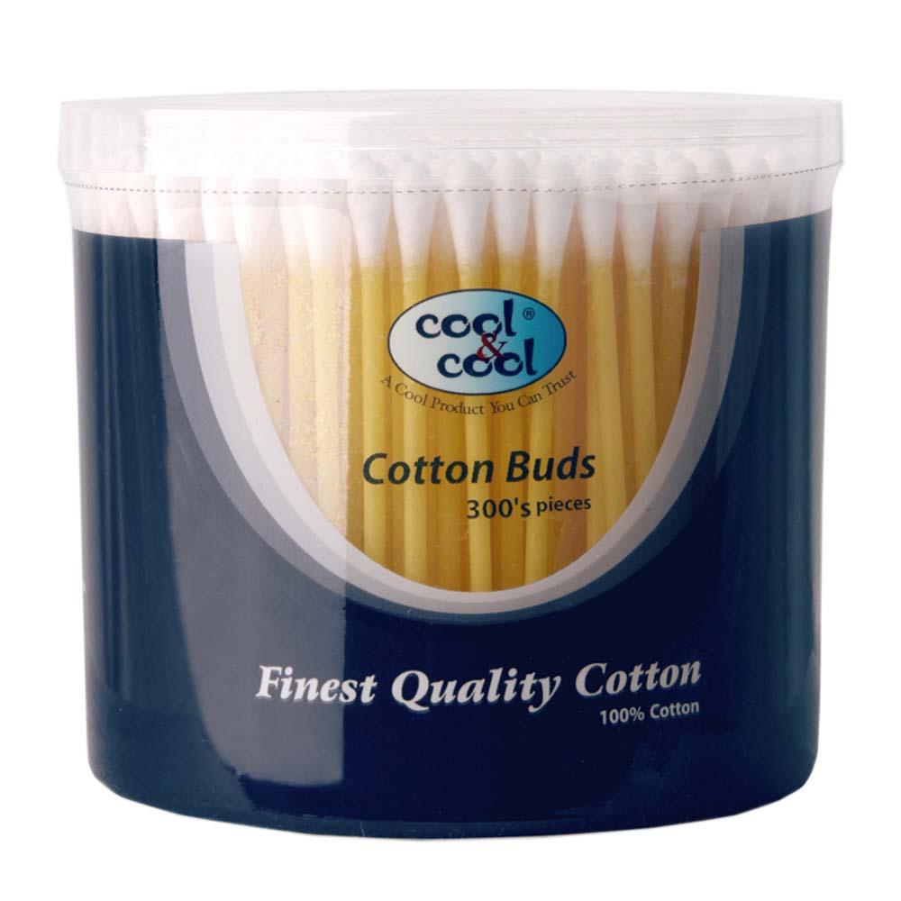 اعواد تنظيف الاذن 300 عود كول اند كول Cool & Cool Cotton Buds