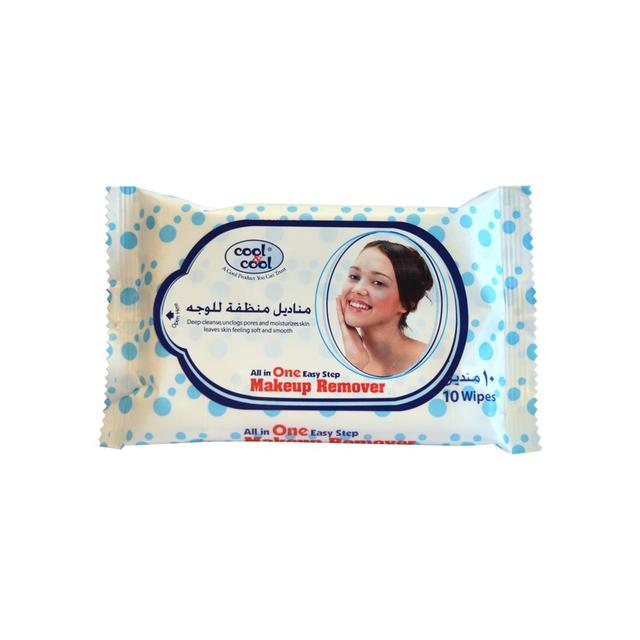 مناديل مبللة لازالة المكياج 10 مناديل كول اند كول Cool & Cool Make Up Remover - SW1hZ2U6OTMwODUw