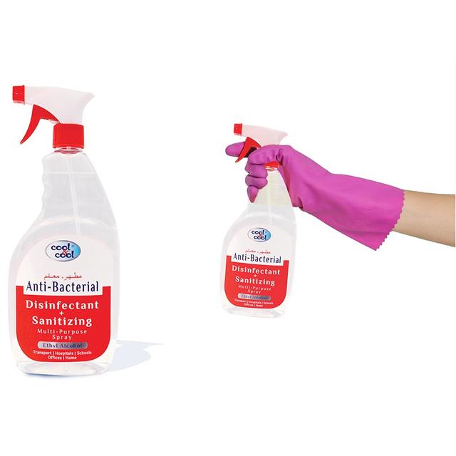 مطهر ومعقم بخاخ مضاد للبكتيريا 750 مل كول اند كول Cool & Cool Disinfectant and Sanitizing Spray 750ml x 6 - SW1hZ2U6OTM1OTM3
