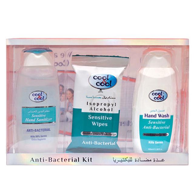 مجموعة مضادة للبكتيريا كول اند كول Cool & Cool Sensitive Antibacterial Kit - SW1hZ2U6OTMzMTE3