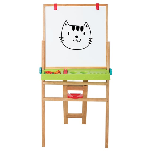 لعبة الرسام للاطفال سبورة مغناطيسية هيكل خشبي فونسكول Funskool Wooden Frame Magnetic Board My First Easel