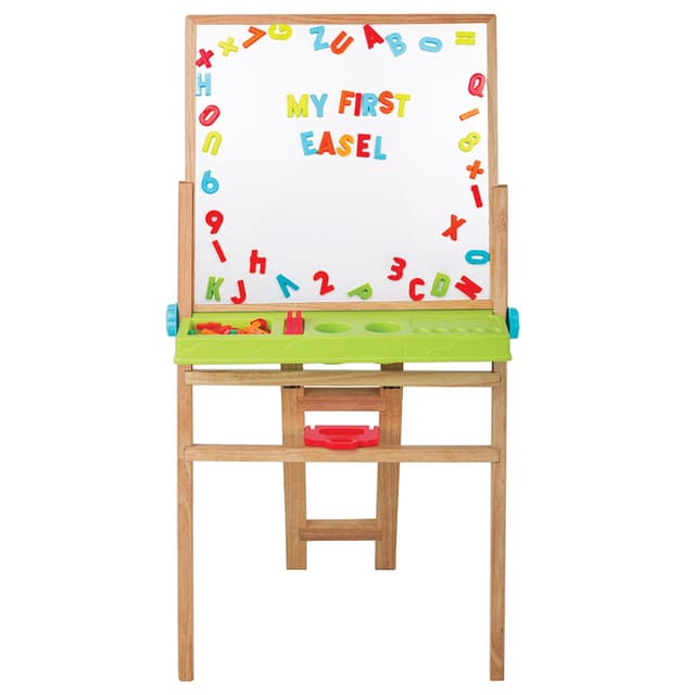 لعبة الرسام للاطفال سبورة مغناطيسية هيكل خشبي فونسكول Funskool Wooden Frame Magnetic Board My First Easel