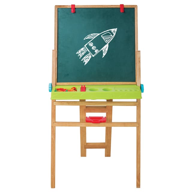 لعبة الرسام للاطفال سبورة مغناطيسية هيكل خشبي فونسكول Funskool Wooden Frame Magnetic Board My First Easel