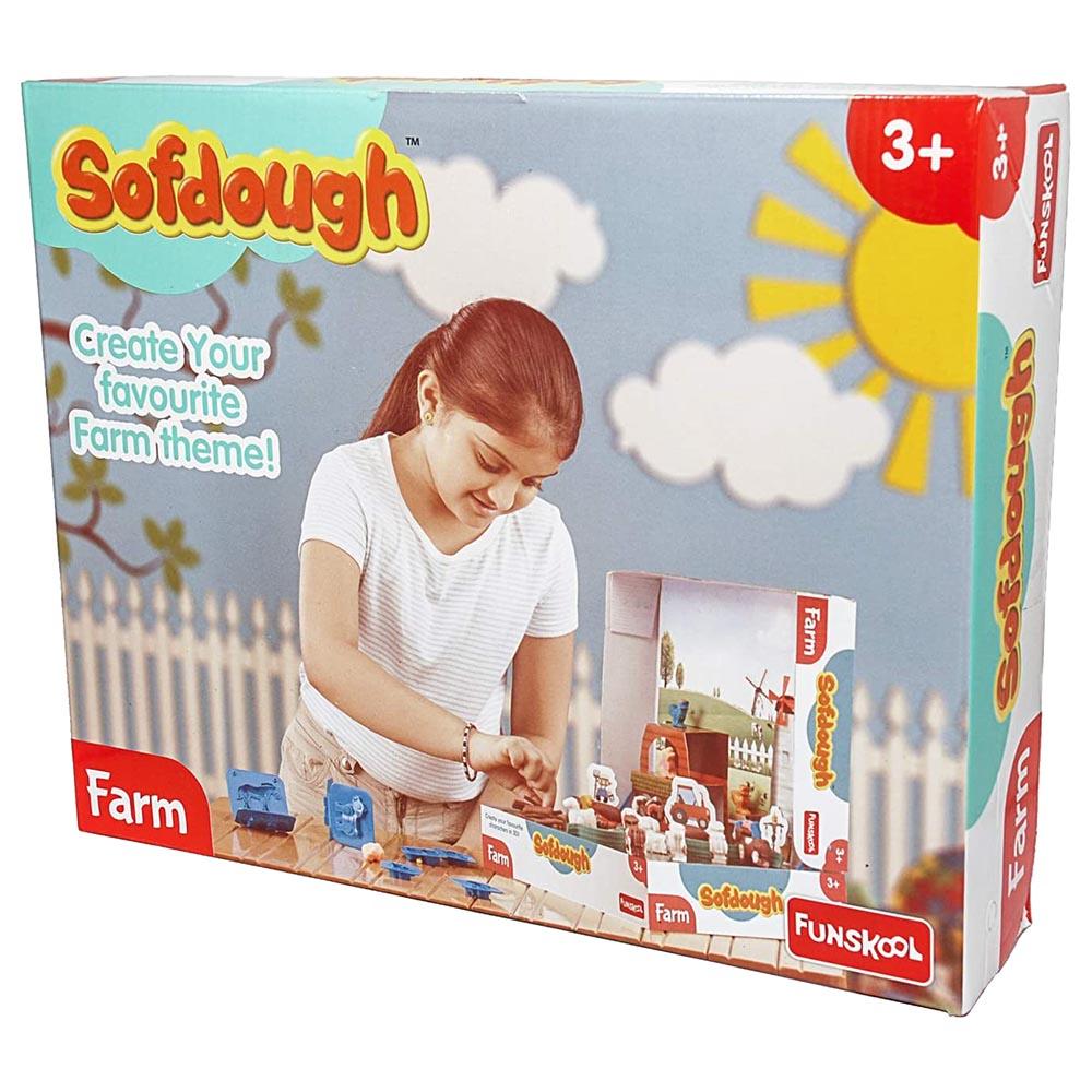 معجون للأطفال سوفت دوه مزرعة فونسكول Funskool Sofdough Farm