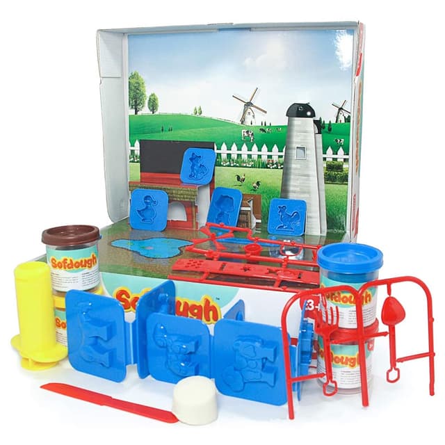 معجون للأطفال سوفت دوه مزرعة فونسكول Funskool Sofdough Farm