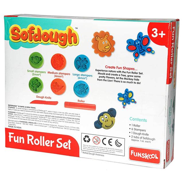 معجون للاطفال فونسكول Funskool Sofdough Fun Roller Set - SW1hZ2U6OTIxNjM1