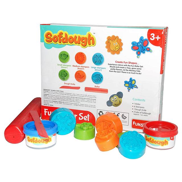 معجون للاطفال فونسكول Funskool Sofdough Fun Roller Set - SW1hZ2U6OTIxNjM3