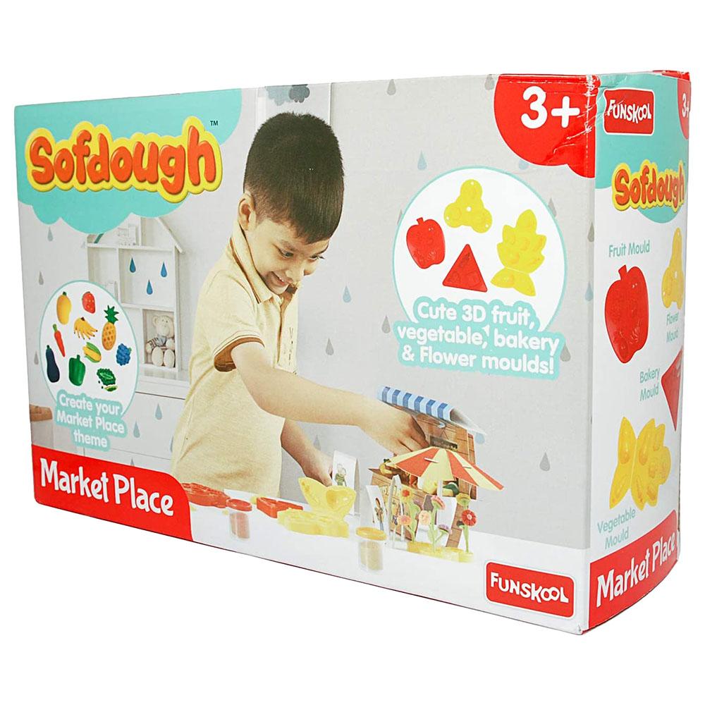 معجون للأطفال متجر سوفت دوه فونسكول Funskool Sofdough Market Place