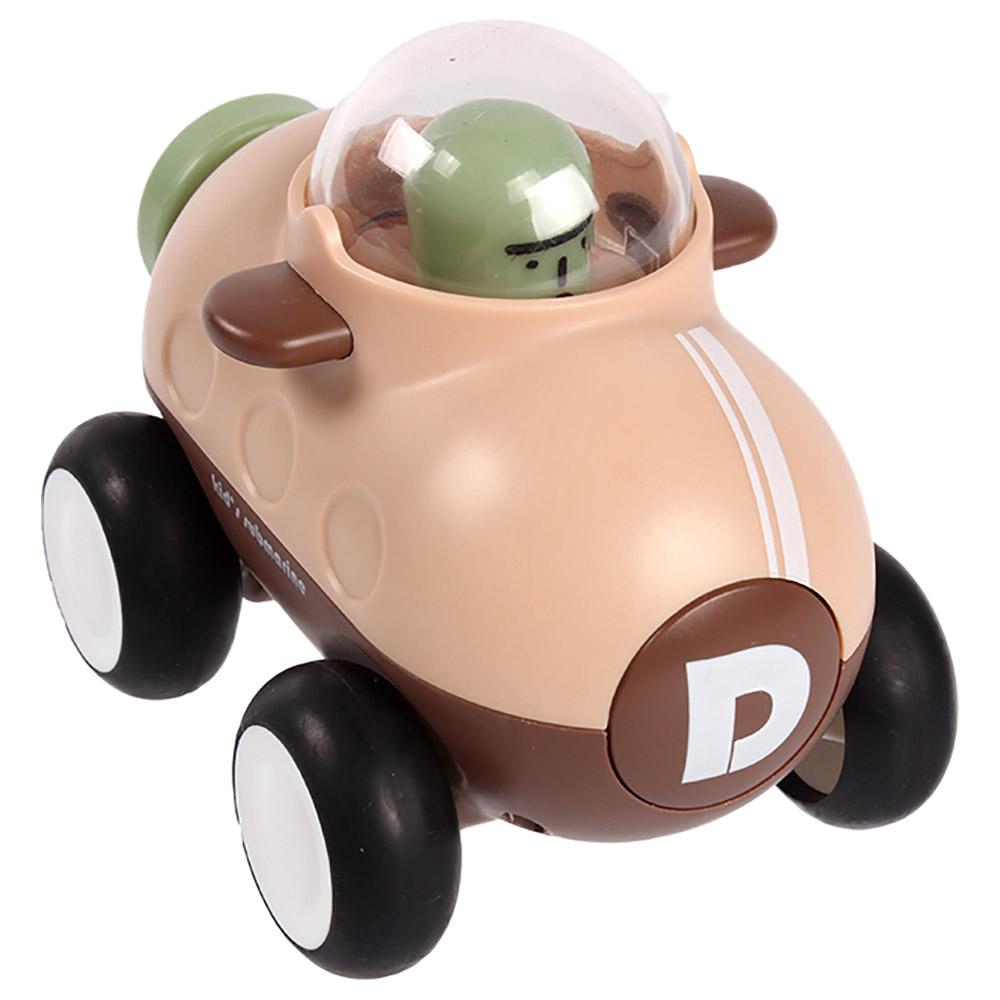 Arolo Baby Toys Mini Train Friction Powered Toy Brown