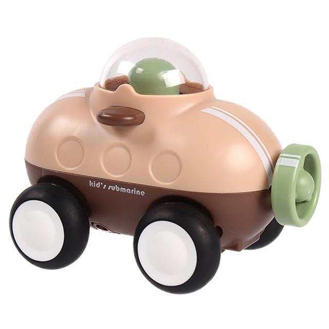 Arolo Baby Toys Mini Train Friction Powered Toy Brown - SW1hZ2U6OTE2NzU1