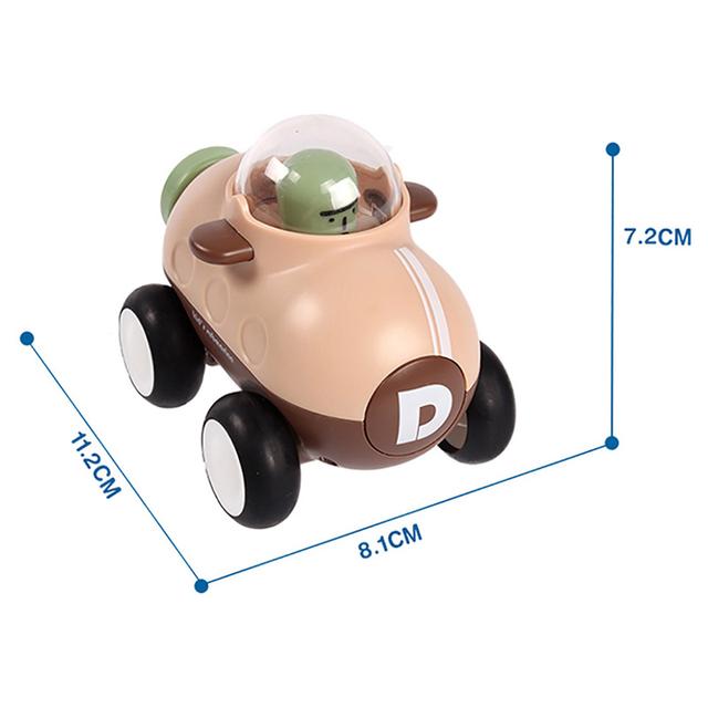 Arolo Baby Toys Mini Train Friction Powered Toy Brown - SW1hZ2U6OTE2NzU5