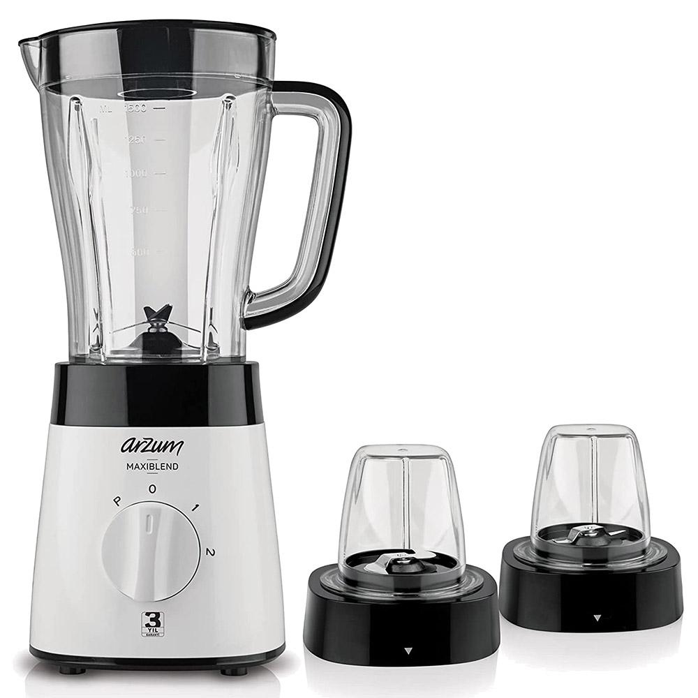 خلاط كهربائي زجاجي 500 وات 1500 مل من ارزوم اوكا Arzum Okka Maxiblend Jug Blender