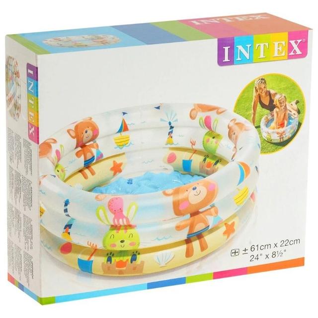 مسبح أطفال 9 جالون انتكس Intex Dinosaur 3 Ring Baby Pool 1pc - SW1hZ2U6OTM4MTEx