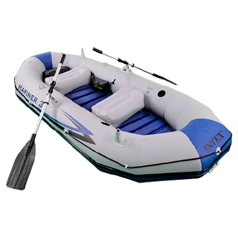 قارب مطاطي قابل للنفخ 3 أشخاص انتكس Intex Mariner 3 Boat Set