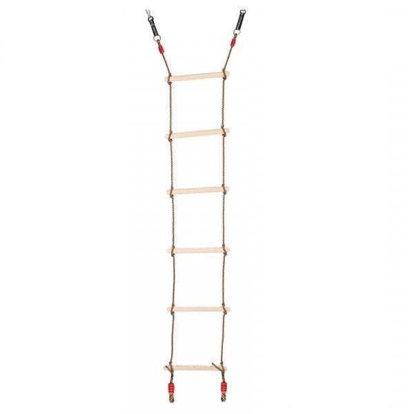 Megastar - Wooden Adjustable Climbing Rope W/ Hooks & Grip