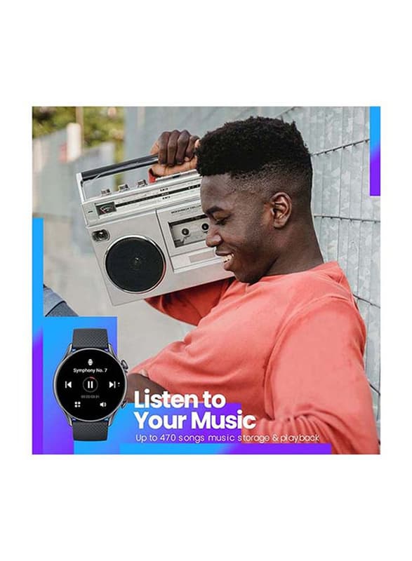ساعة ذكية أميزفيت جي تي ار 3 برو Amazfit GTR 3 Pro مقاس 1.45 بوصة