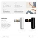 جهاز مساج لاسلكي ساخن وبارد بورودو Porodo Lifestyle Hot & Cold Portable Massager