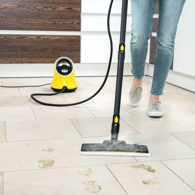 مساحة سيراميك كهربائية مع ضوء ليد 1لتر 1500 وات كارشر Karcher SC 2 Deluxe EasyFix Steam Cleaner - SW1hZ2U6OTM5MDIw