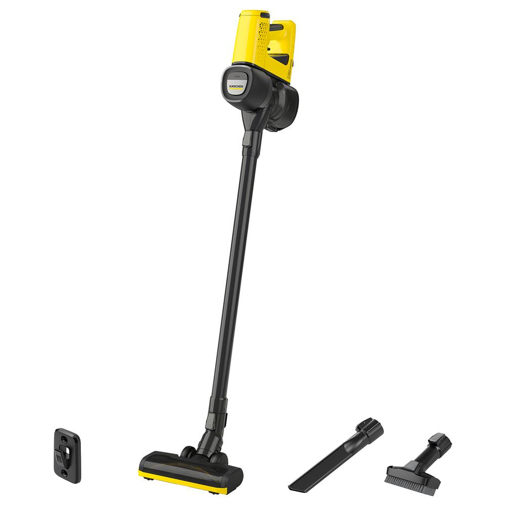 مكنسة كهربائية لاسلكية 140وات أصفر كارشر Karcher VC 4 Cordless Vacuum