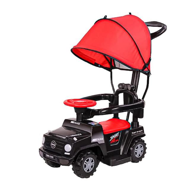 سيارة دفع رباعي للأطفال مع مقبض ميجا ستار Megastar Wrangler Style Jeep Swing & Push Car w/ Canopy - SW1hZ2U6OTQwNDgz