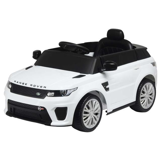 سيارة رانج روفر للأطفال 6 فولت أبيض ميجا ستار Megastar Licensed Range Rover Push Car 2020 - SW1hZ2U6OTQwNjU0