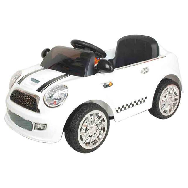 Megastar - Mini Coupe 6v Ride On Car - White - SW1hZ2U6OTQwOTQw