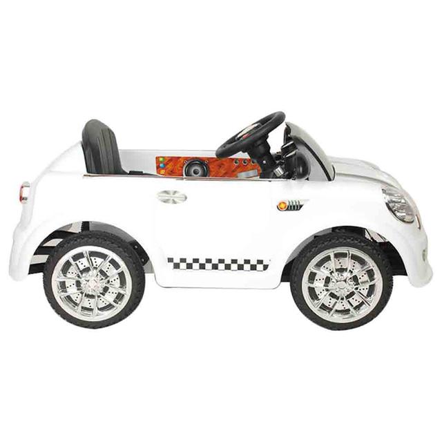 سيارة كهربائية للأطفال مع جهاز تحكم عن بعد 6 فولت أبيض ميجا ستار Megastar Mini Coupe 6v Ride On Car - SW1hZ2U6OTQwOTQ2
