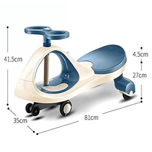 سكوتر تويستر للأطفال أزرق ميجا ستار Megastar Wiggle Swing And Twist Car With Lights - SW1hZ2U6OTM5NzIz