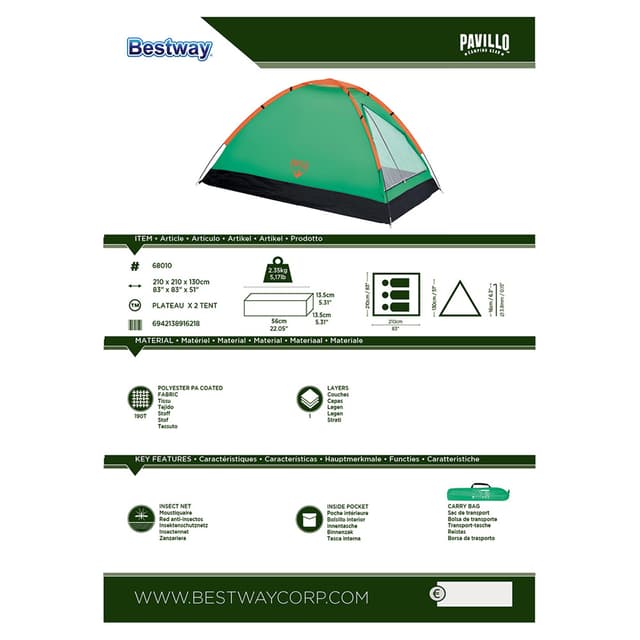 Bestway - Plateau X3 Tent