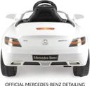 Megastar - Mercedes Benz SLS 6V Electric Ride On Car - White - SW1hZ2U6OTQxMTU0