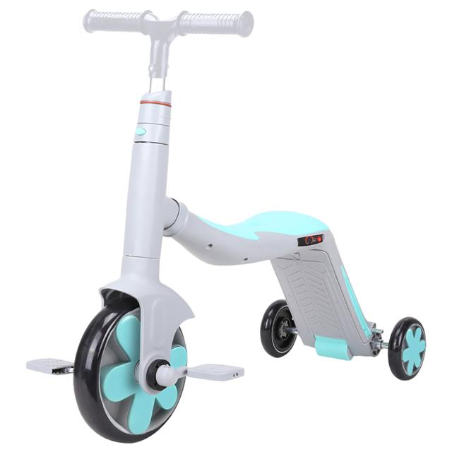 سكوتر ثلاثي العجلات بدواسة للأطفال ميجا ستار زهر Megastar Megastar 3-In-1 Multifun Kick Scootrike W/ Pedal Blue - SW1hZ2U6OTQwMTcy