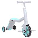 سكوتر ثلاثي العجلات بدواسة للأطفال ميجا ستار زهر Megastar Megastar 3-In-1 Multifun Kick Scootrike W/ Pedal Blue - SW1hZ2U6OTQwMTc0