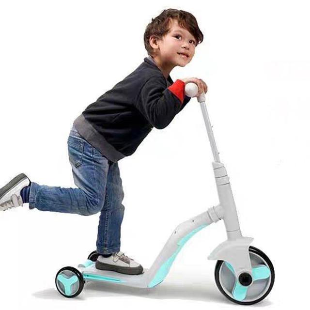 سكوتر ثلاثي العجلات بدواسة للأطفال ميجا ستار زهر Megastar Megastar 3-In-1 Multifun Kick Scootrike W/ Pedal Blue - SW1hZ2U6OTQwMTc2