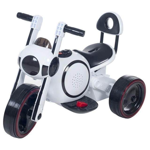 دراجة نارية بثلاث عجلات كهربائية للأطفال 6v 1.5km/h  ميجا ستار أبيض Megastar Ride On Astro Mini Space Led Motorcycle 6V - SW1hZ2U6OTM5Nzky