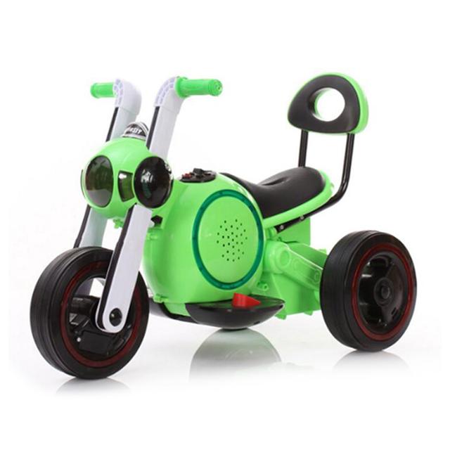 Megastar - Ride On Astro Mini Space Led Motorcycle 6V, Green - SW1hZ2U6OTM5Nzgw