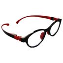 نظارات طبية للأطفال أسود وأحمر ميجا ستار Megastar Round Blue Light Blocking Eye Glasses Black/Red - SW1hZ2U6OTM5Mzk5