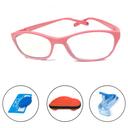 نظارات طبية للأطفال زهر ميجا ستار Megastar Rectangular Blue Light Blocking Eye Glasses Pink - SW1hZ2U6OTM5NDkx