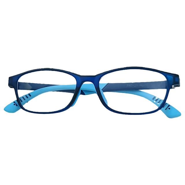 نظارات طبية للأطفال أزرق ميجا ستار Megastar Rectangular Blue Light Blocking Eye Glasses Blue - SW1hZ2U6OTM5NDI1