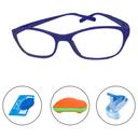 نظارة عين القطة للأطفال ميجا ستار Megastar Cat Eye Blue Light Blocking Eye Glasses Dark Blue - SW1hZ2U6OTM5NTE3