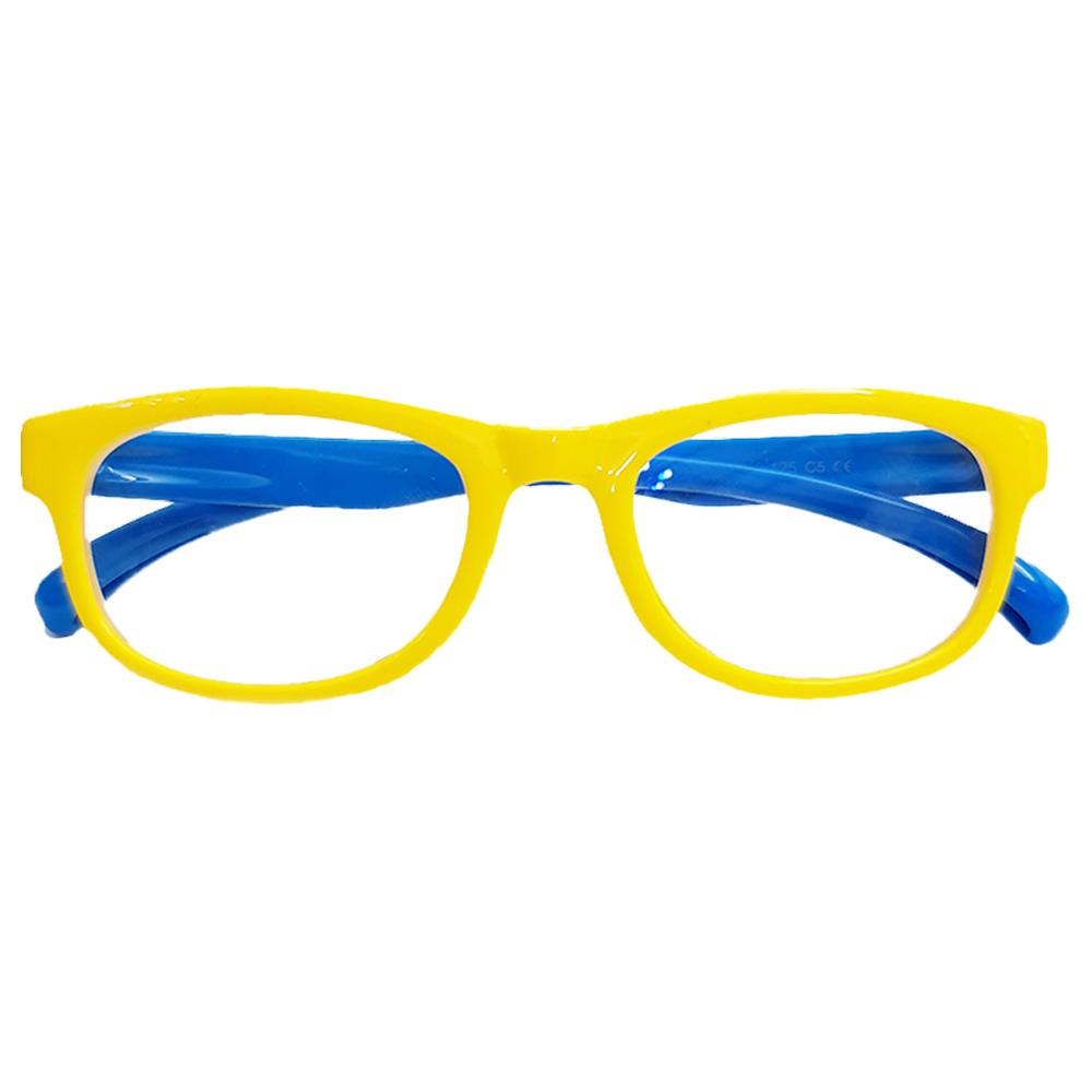 Megastar - Rectangular Blue Light Blocking Eye Glasses - Yellow/Blue