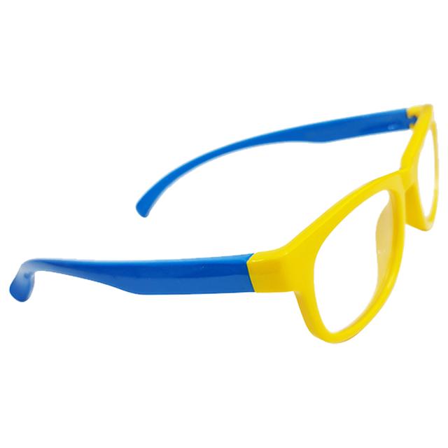 نظارات طبية للأطفال أزرق وأصفر ميجا ستار Megastar Rectangular Blue Light Blocking Eye Glasses Yellow/Blue - SW1hZ2U6OTM5NDU3