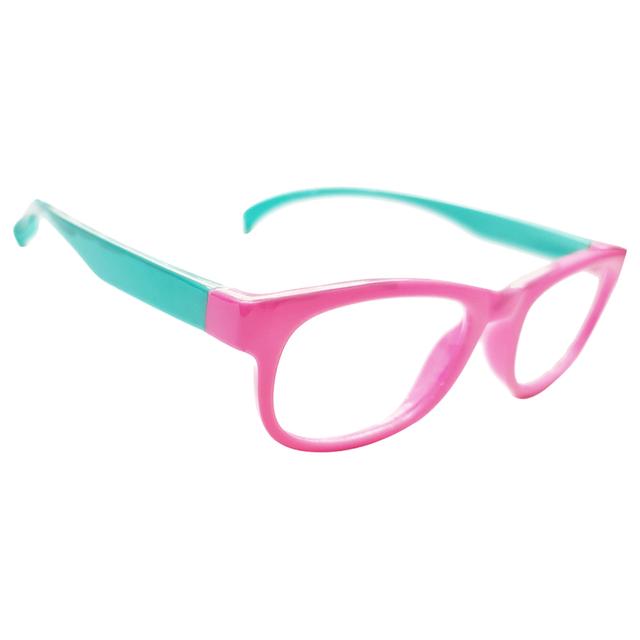 نظارة عين القطة للأطفال ميجا ستار Megastar Cat Eye Blue Light Blocking Eye Glasses Pink/Green - SW1hZ2U6OTM5MzY5