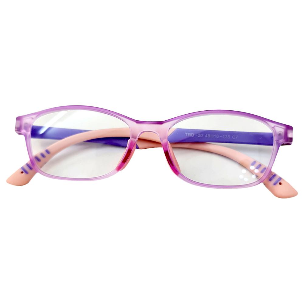 نظارات طبية للأطفال زهر/بنفسجي ميجا ستار Megastar Rectangular Blue Light Blocking Eye Glasses Pink/Purple