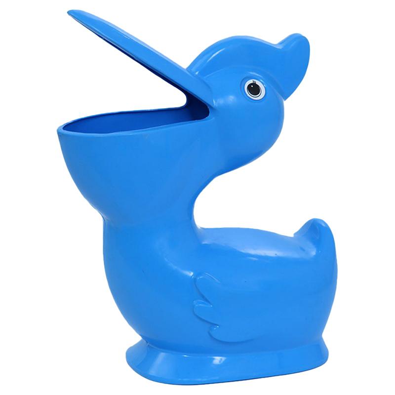 Megastar - Duck Shaped Kids Dustbin - Blue