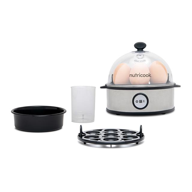 Nutricook - Rapid Egg Cooker 7 Egg Capacity - Silver - SW1hZ2U6OTQzOTE4