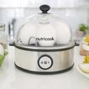 سلاقة بيض سريعة 7 بيضات من نوتري كوك لون فضي Nutricook Rapid Egg Cooker 7 Egg Capacity