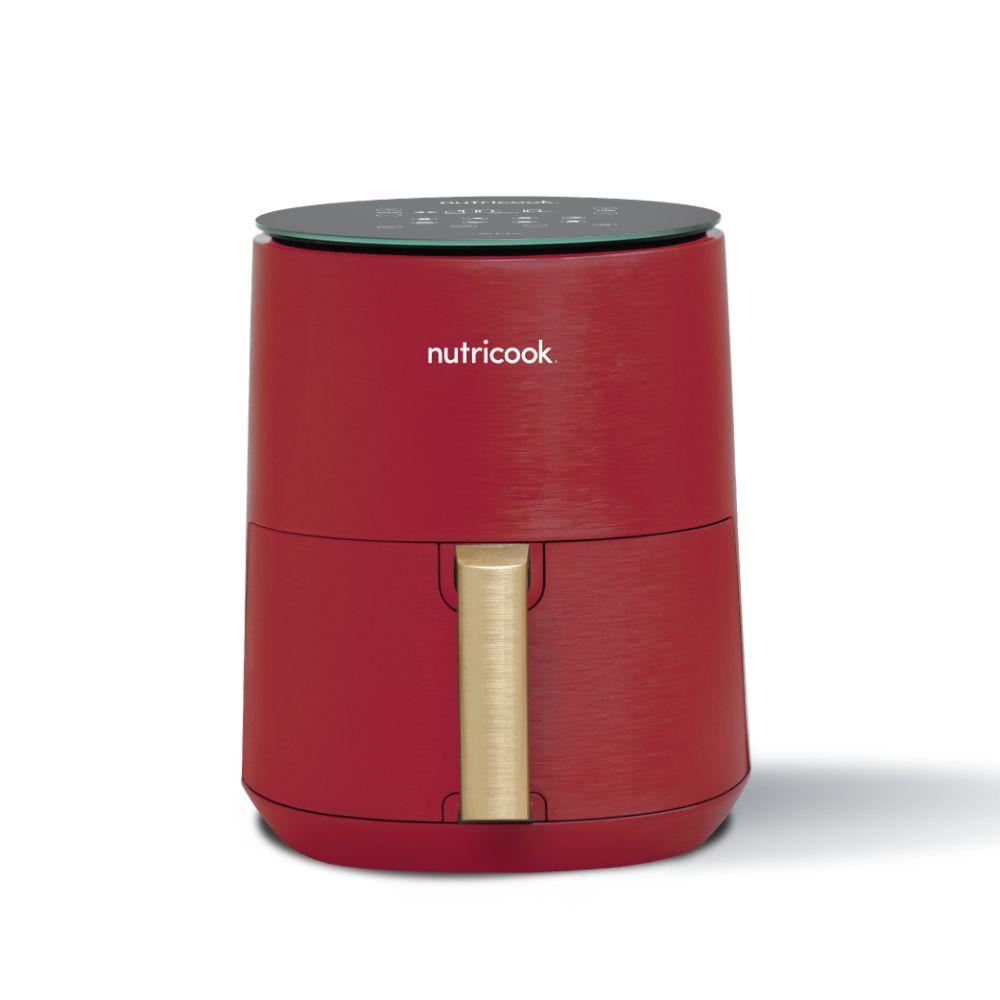 قلاية هوائية رقمية صغيرة 8 في1 من نوتري كوك لون أحمر Nutricook Digital Air Fryer Mini 8 in 1