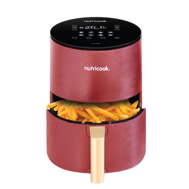 قلاية هوائية رقمية صغيرة 8 في1 من نوتري كوك لون أحمر Nutricook Digital Air Fryer Mini 8 in 1 - SW1hZ2U6OTQzOTcw